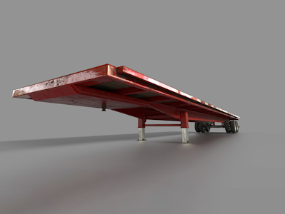 Полуприцеп 20 Футов,Съемный Рекуператорный Camion Vehiculo Remolque Cama Plana С Платформой Semirremolque Plataforma